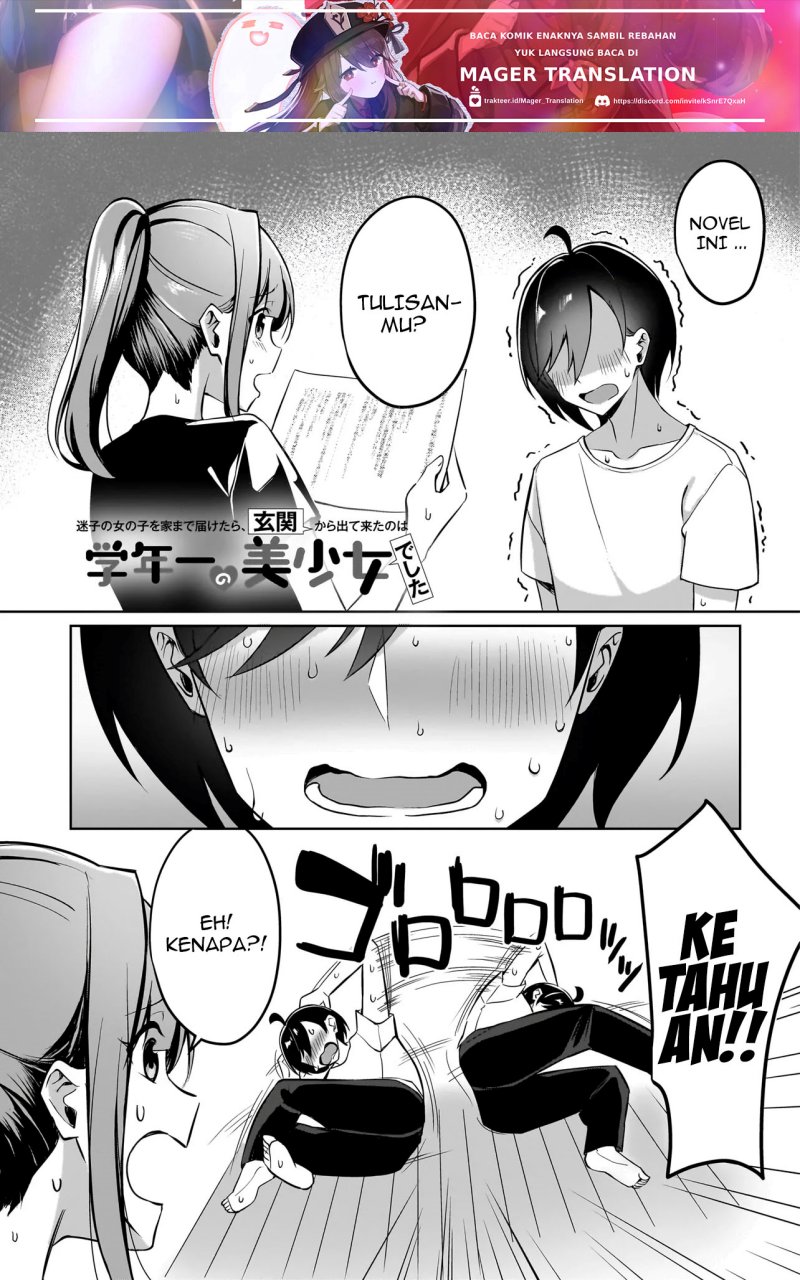 Maigo no Onnanoko o Ie Made Todoketara, Genkan kara Detekita no wa Gakunen Ichi no Bishoujo deshita chapter 4
