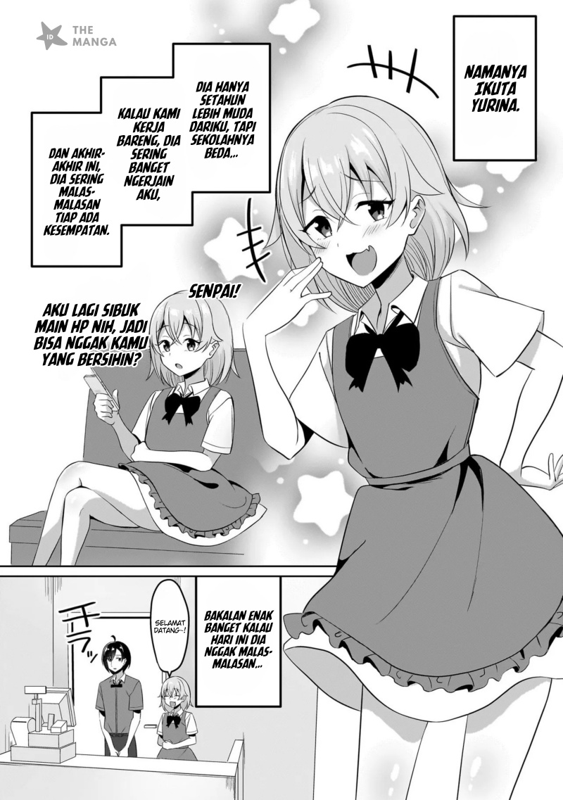 Maigo no Onnanoko o Ie Made Todoketara, Genkan kara Detekita no wa Gakunen Ichi no Bishoujo deshita Chapter 06.1 Bahasa Indonesia