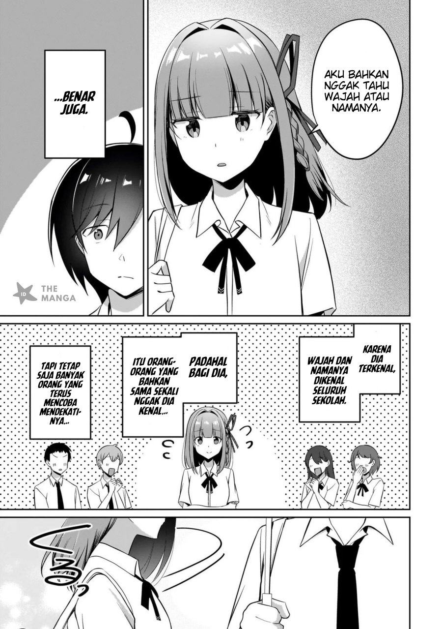 Maigo no Onnanoko o Ie Made Todoketara, Genkan kara Detekita no wa Gakunen Ichi no Bishoujo deshita Chapter 07.2 Bahasa Indonesia