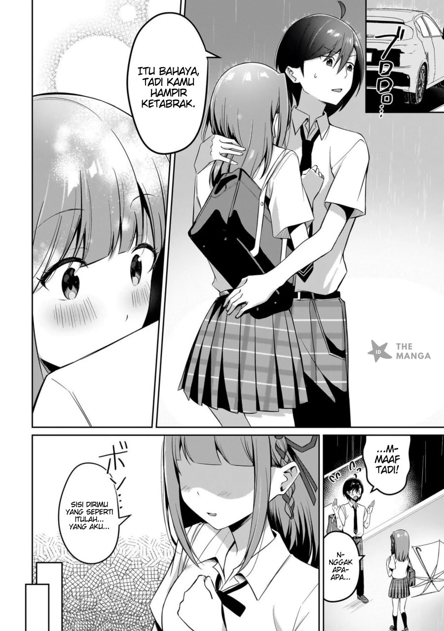 Maigo no Onnanoko o Ie Made Todoketara, Genkan kara Detekita no wa Gakunen Ichi no Bishoujo deshita Chapter 07.2 Bahasa Indonesia