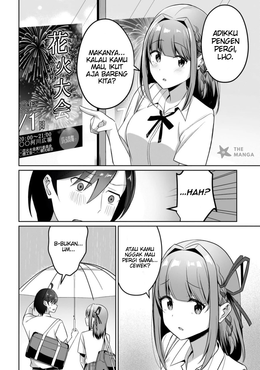 Maigo no Onnanoko o Ie Made Todoketara, Genkan kara Detekita no wa Gakunen Ichi no Bishoujo deshita Chapter 07.2 Bahasa Indonesia