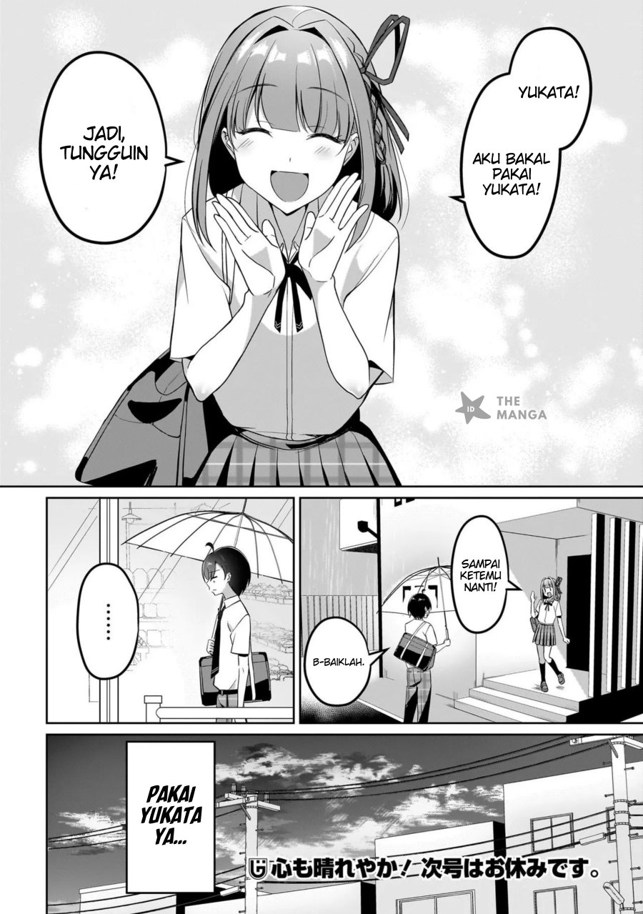 Maigo no Onnanoko o Ie Made Todoketara, Genkan kara Detekita no wa Gakunen Ichi no Bishoujo deshita Chapter 07.2 Bahasa Indonesia