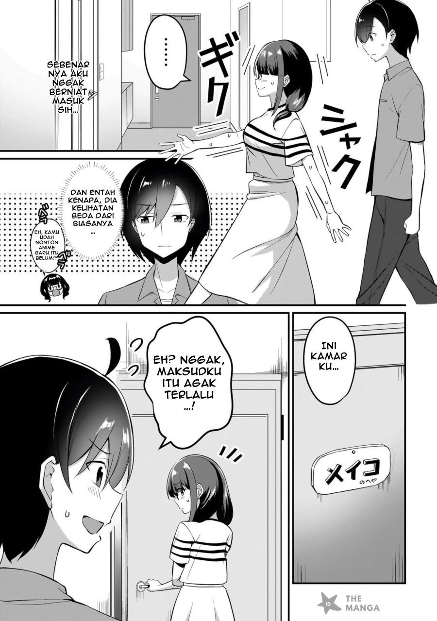 Maigo no Onnanoko o Ie Made Todoketara, Genkan kara Detekita no wa Gakunen Ichi no Bishoujo deshita Chapter 08.1 Bahasa Indonesia