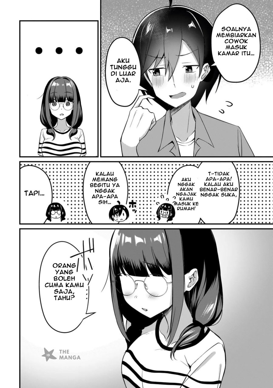 Maigo no Onnanoko o Ie Made Todoketara, Genkan kara Detekita no wa Gakunen Ichi no Bishoujo deshita Chapter 08.1 Bahasa Indonesia