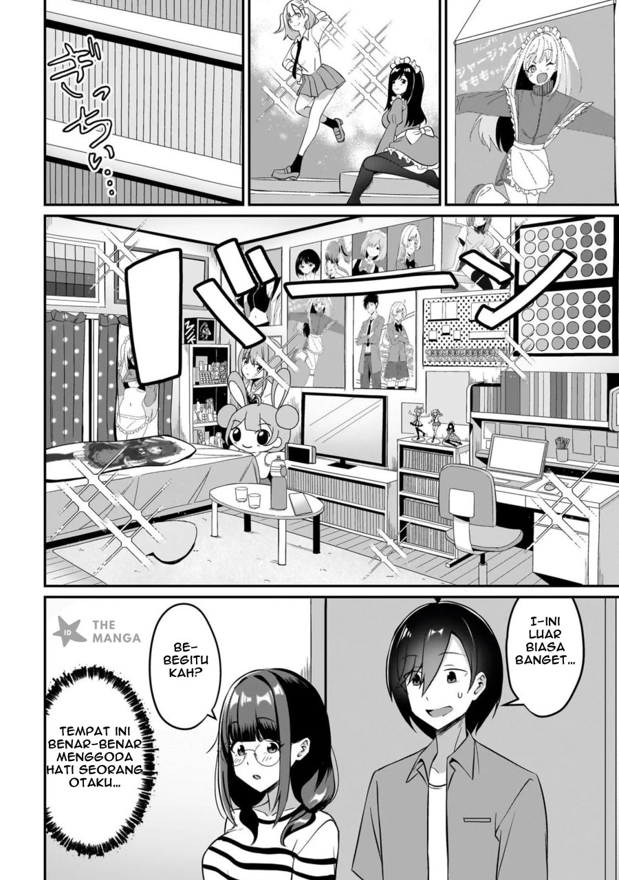 Maigo no Onnanoko o Ie Made Todoketara, Genkan kara Detekita no wa Gakunen Ichi no Bishoujo deshita Chapter 08.1 Bahasa Indonesia
