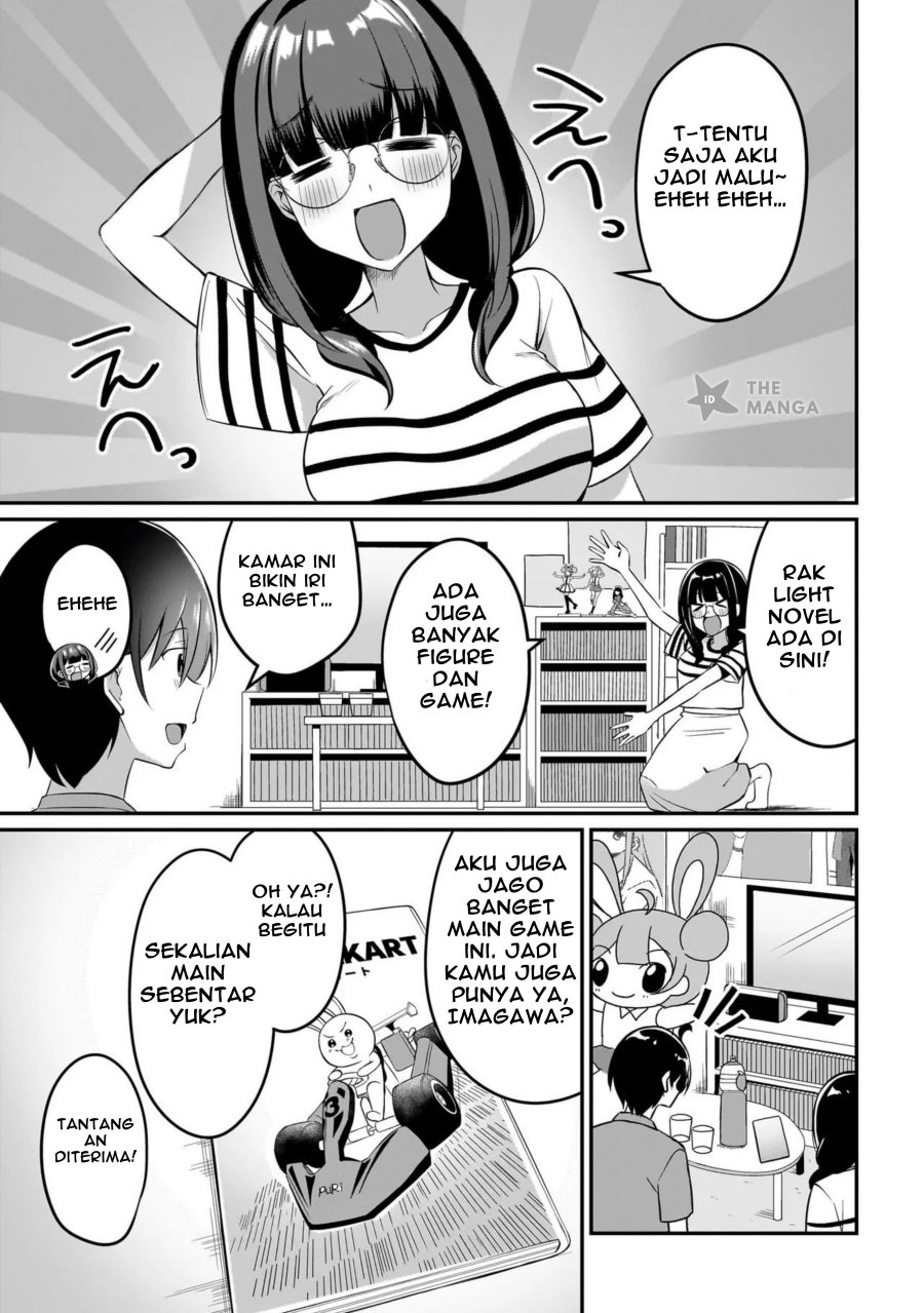 Maigo no Onnanoko o Ie Made Todoketara, Genkan kara Detekita no wa Gakunen Ichi no Bishoujo deshita Chapter 08.1 Bahasa Indonesia