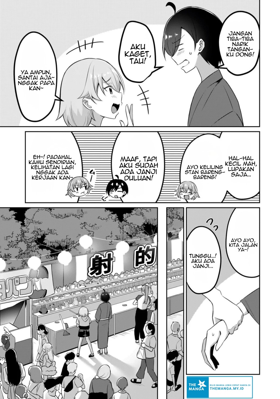 Maigo no Onnanoko o Ie Made Todoketara, Genkan kara Detekita no wa Gakunen Ichi no Bishoujo deshita Chapter 09.1 Bahasa Indonesia