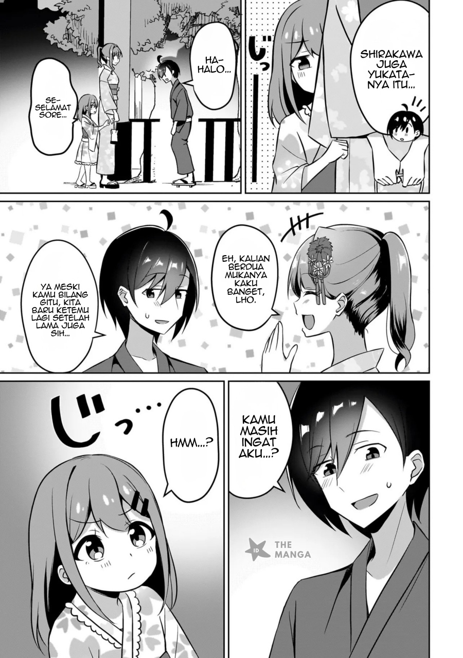 Maigo no Onnanoko o Ie Made Todoketara, Genkan kara Detekita no wa Gakunen Ichi no Bishoujo deshita Chapter 10.1 Bahasa Indonesia