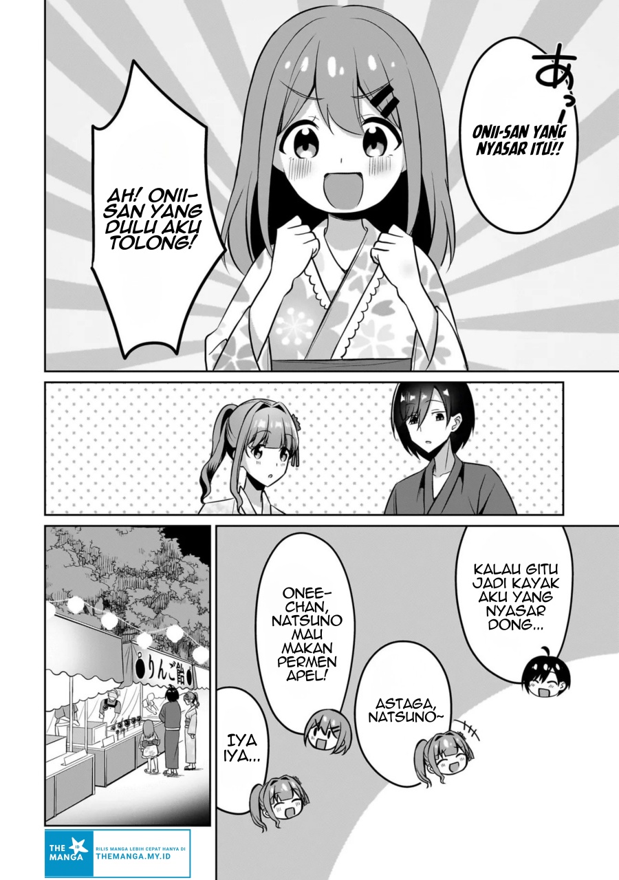 Maigo no Onnanoko o Ie Made Todoketara, Genkan kara Detekita no wa Gakunen Ichi no Bishoujo deshita Chapter 10.1 Bahasa Indonesia