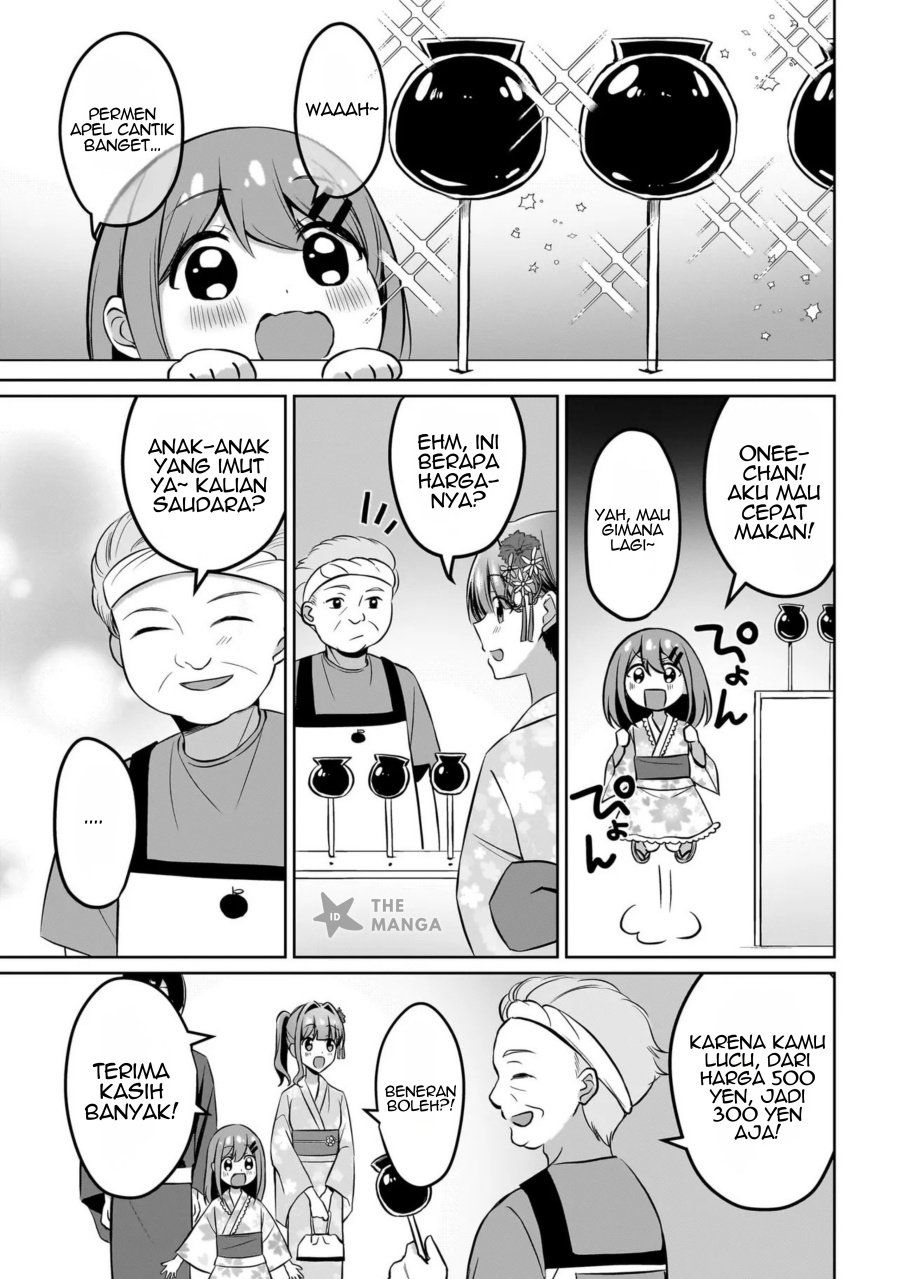 Maigo no Onnanoko o Ie Made Todoketara, Genkan kara Detekita no wa Gakunen Ichi no Bishoujo deshita Chapter 10.1 Bahasa Indonesia