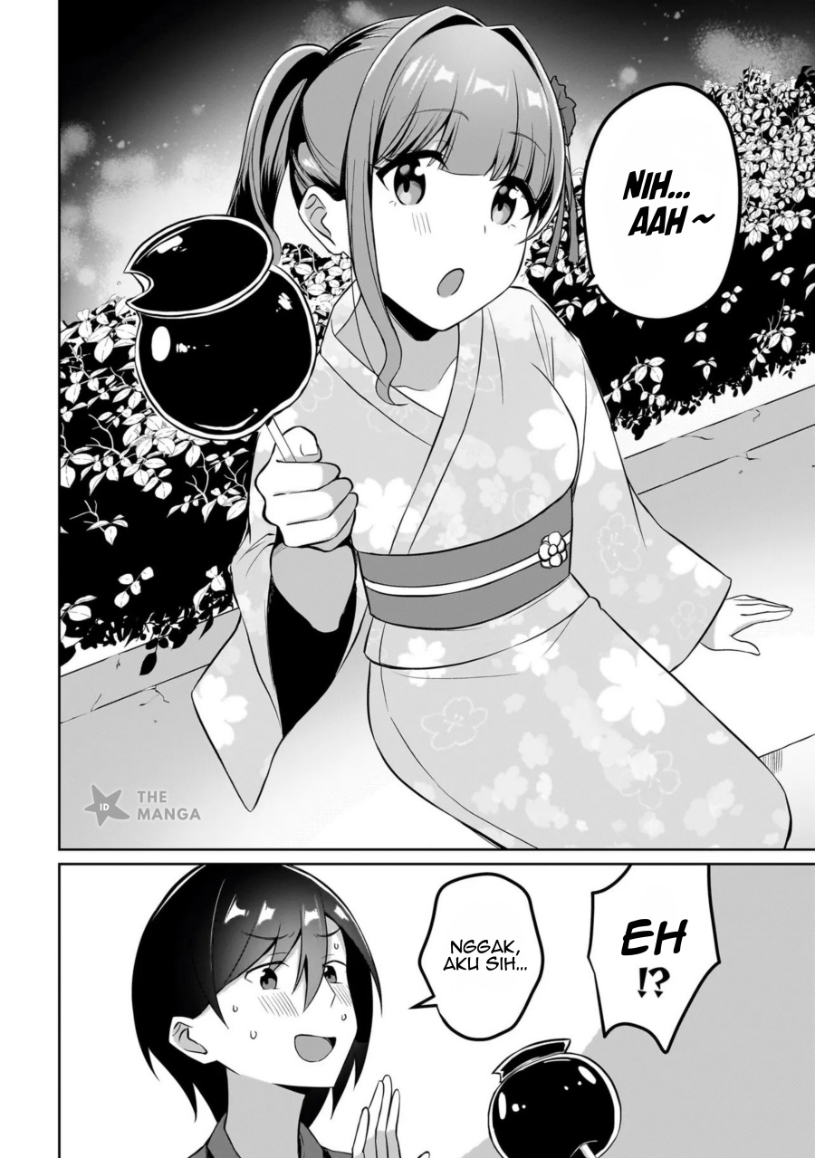Maigo no Onnanoko o Ie Made Todoketara, Genkan kara Detekita no wa Gakunen Ichi no Bishoujo deshita Chapter 10.1 Bahasa Indonesia
