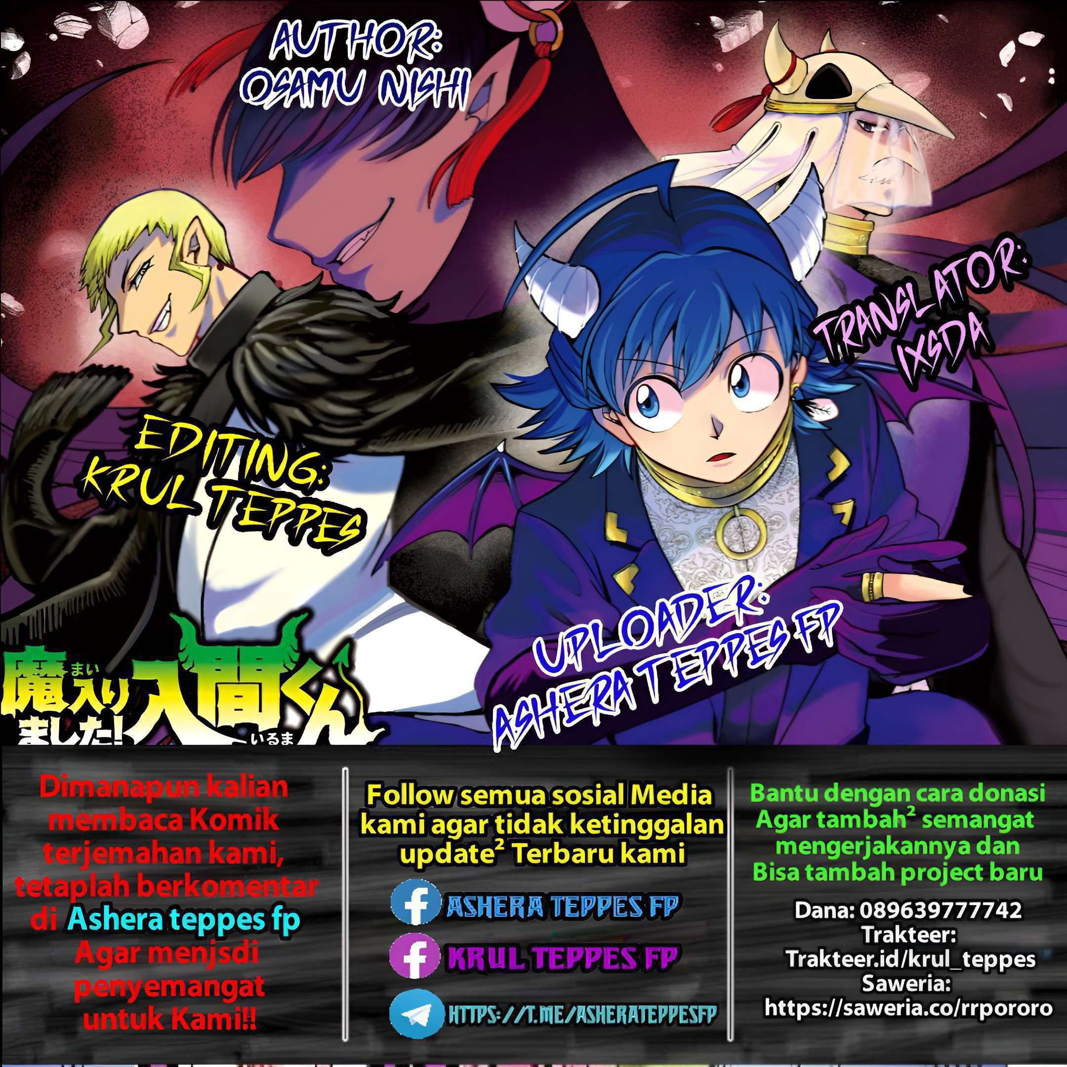 Mairimashita! Iruma-kun Chapter 314 Bahasa Indonesia