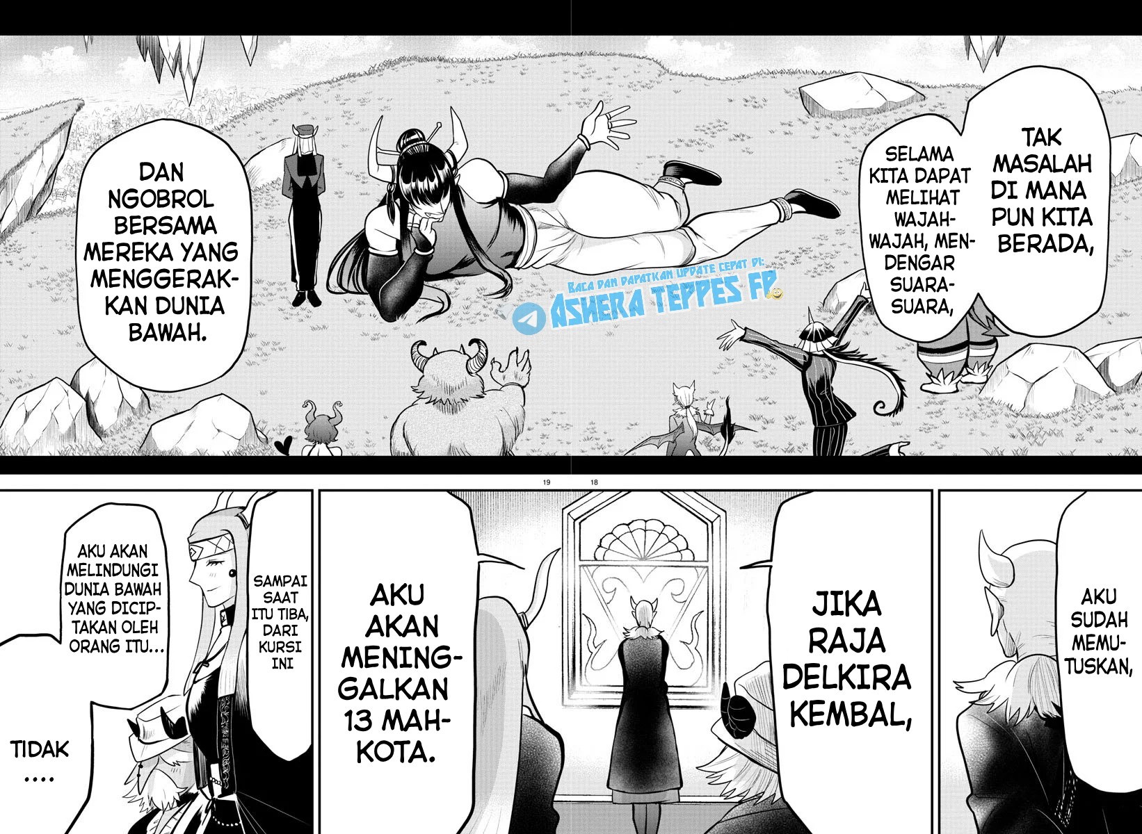 Mairimashita! Iruma-kun Chapter 314 Bahasa Indonesia