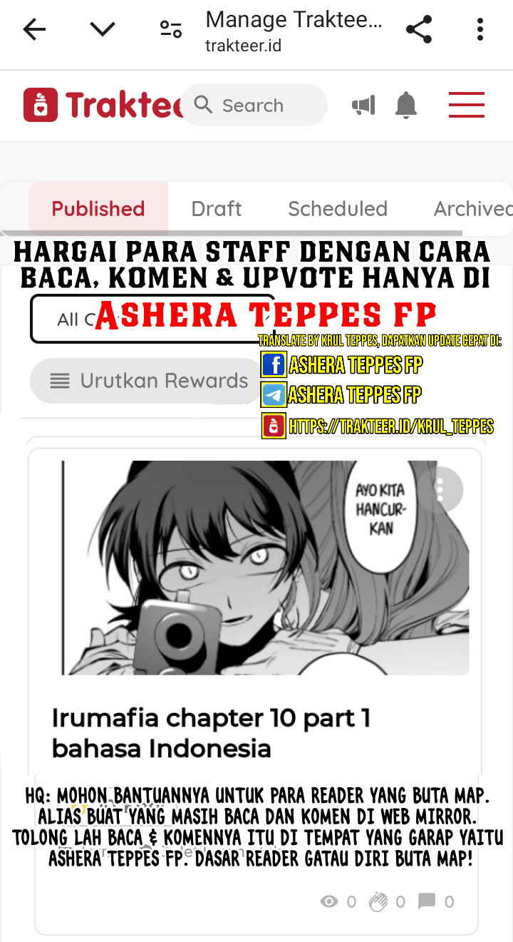 Mairimashita! Iruma-kun: If Episode of Mafia chapter 8