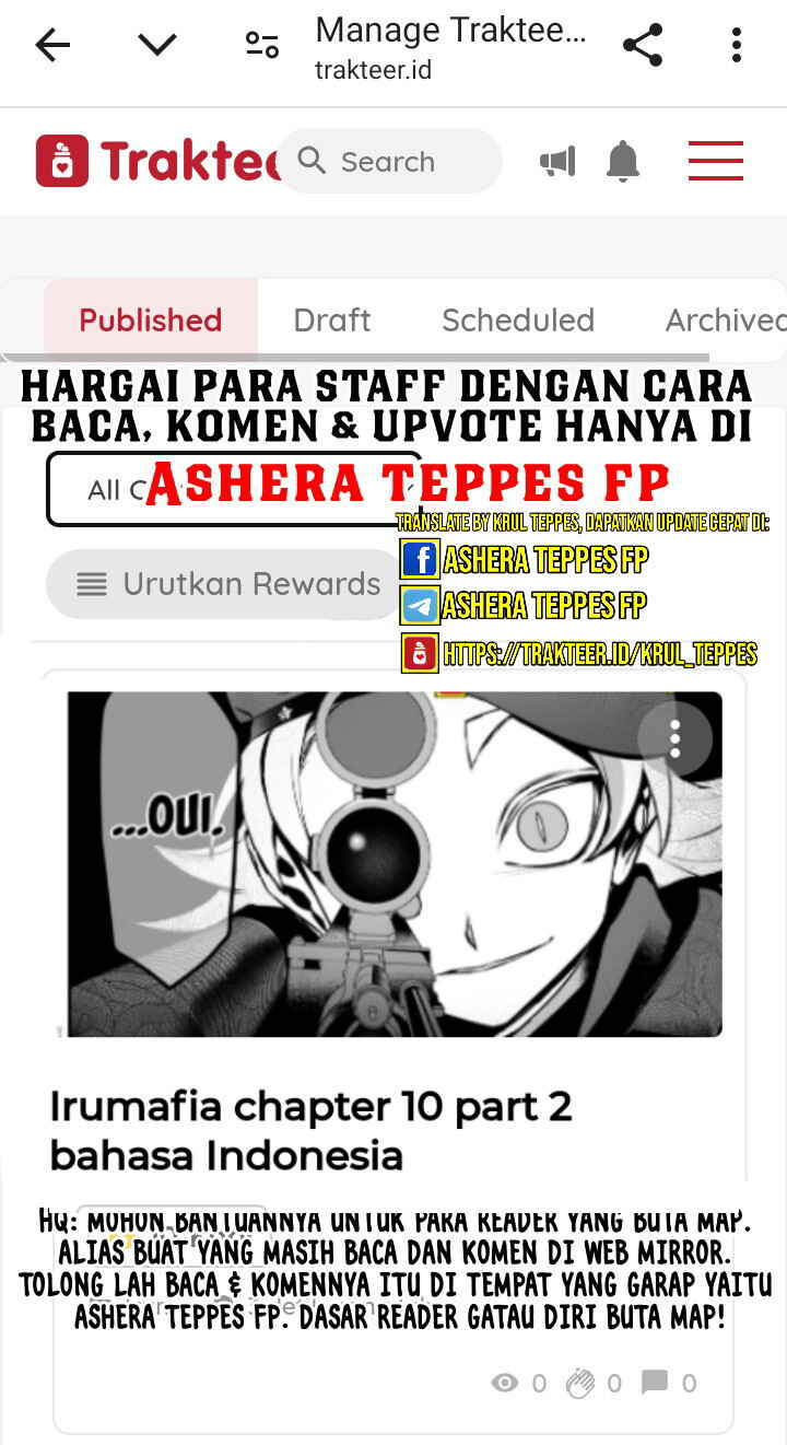 Mairimashita! Iruma-kun: If Episode of Mafia chapter 9
