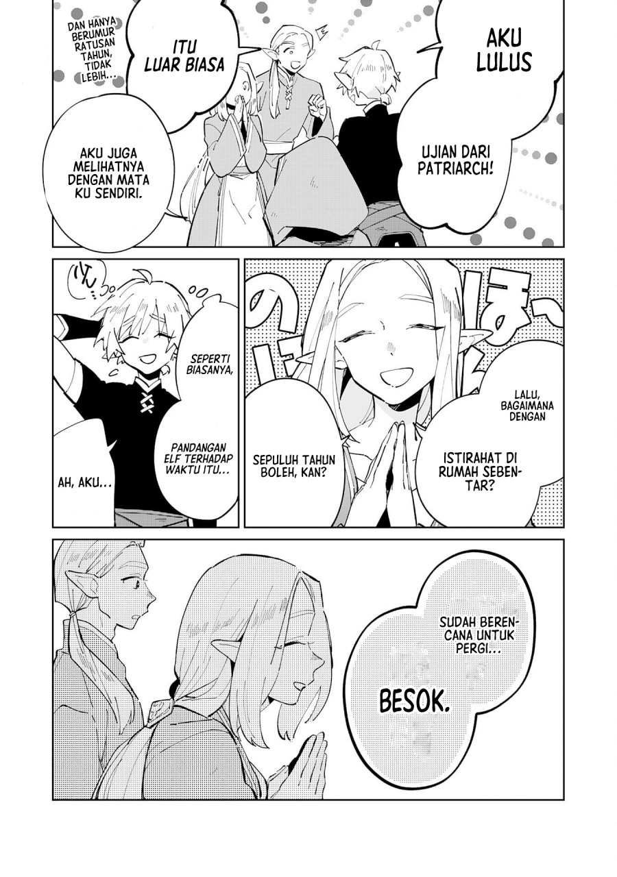 Majutsu wo Kiwamete Tabi ni Deta Tensei Elf, Moteamashita Jumyou de Ikeru Densetsu to naru Chapter 04 Bahasa Indonesia