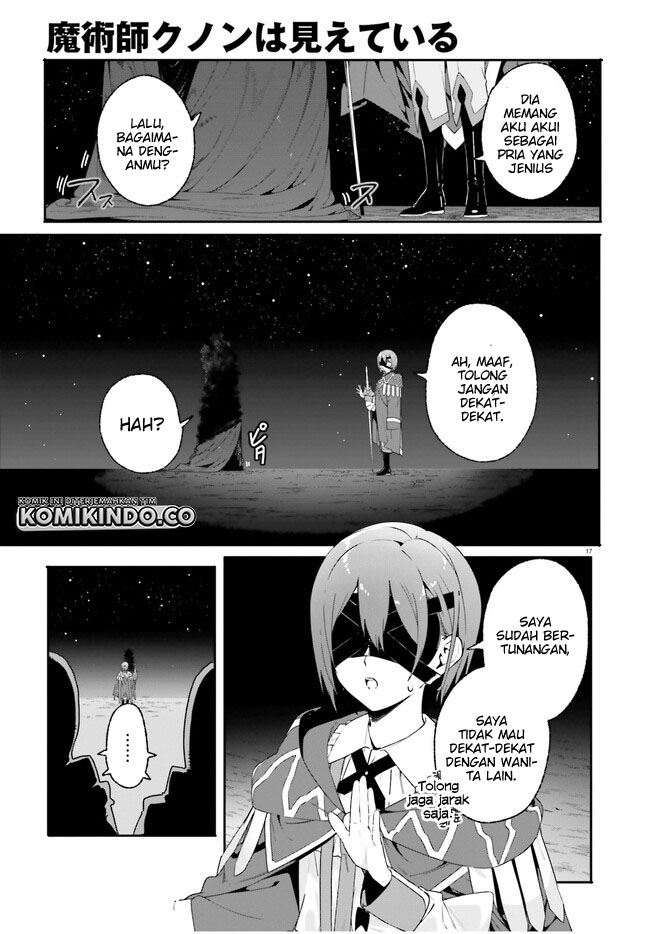 Majutsushi Kunon wa Miete Iru Chapter 17.2 Bahasa Indonesia