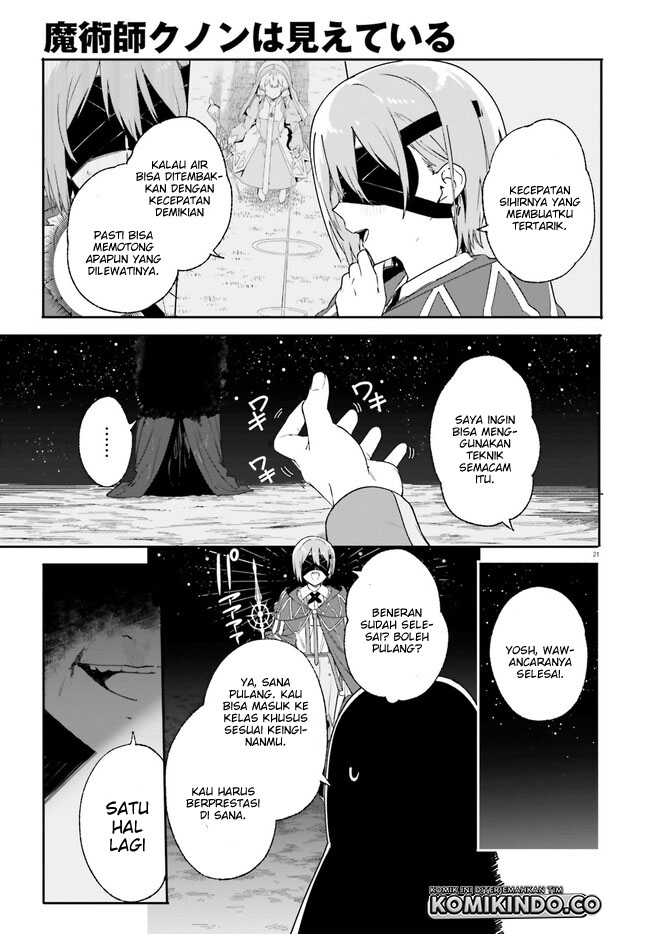 Majutsushi Kunon wa Miete Iru Chapter 17.2 Bahasa Indonesia