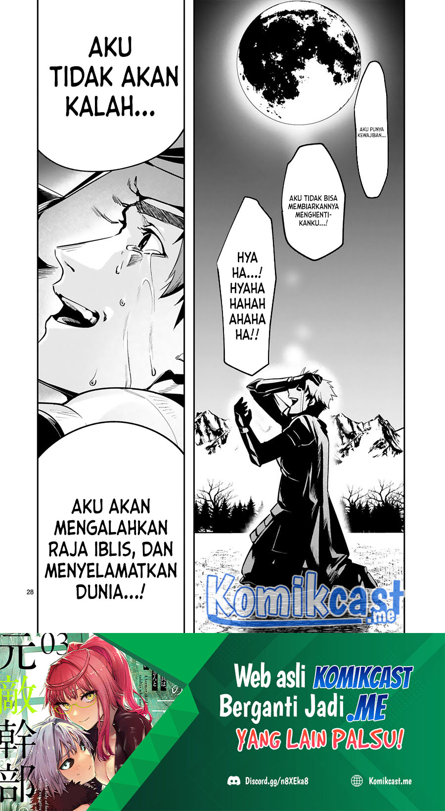 Maken Tsukai no Moto Shounen Hei wa, Moto Teki Kanbu no Onee-san to Issho ni Ikitai Chapter 15 Bahasa Indonesia