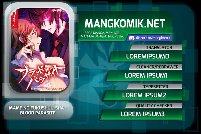 Mame no Fukushuu-sha – Blood Parasite Chapter 09 Bahasa Indonesia