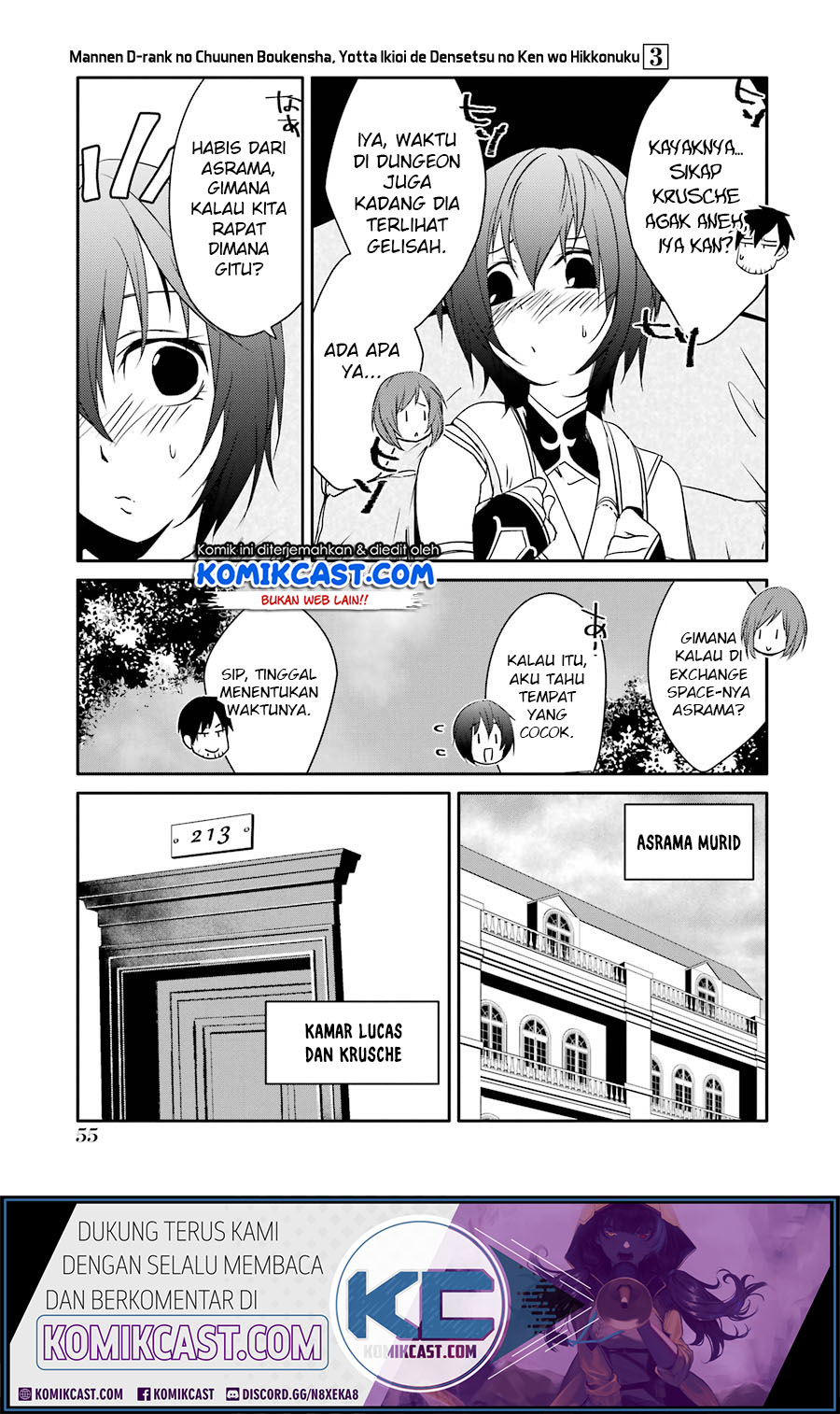 Mannen D-rank No Chuunen Boukensha Yotta Ikioi De Densetsu No Ken Wo Hikkonuku Chapter 15 Bahasa Indonesia