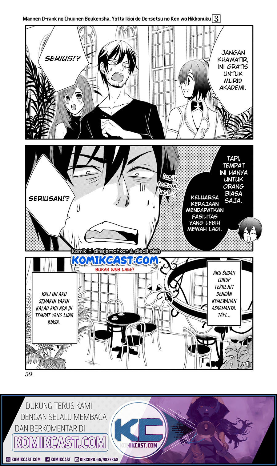 Mannen D-rank No Chuunen Boukensha Yotta Ikioi De Densetsu No Ken Wo Hikkonuku Chapter 15 Bahasa Indonesia