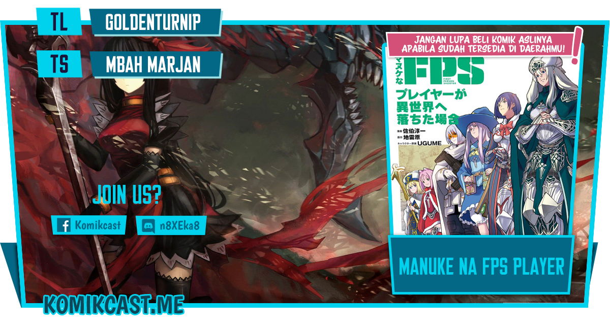 Manuke na FPS Player ga Isekai e Ochita Baai Chapter 24.1 Bahasa Indonesia