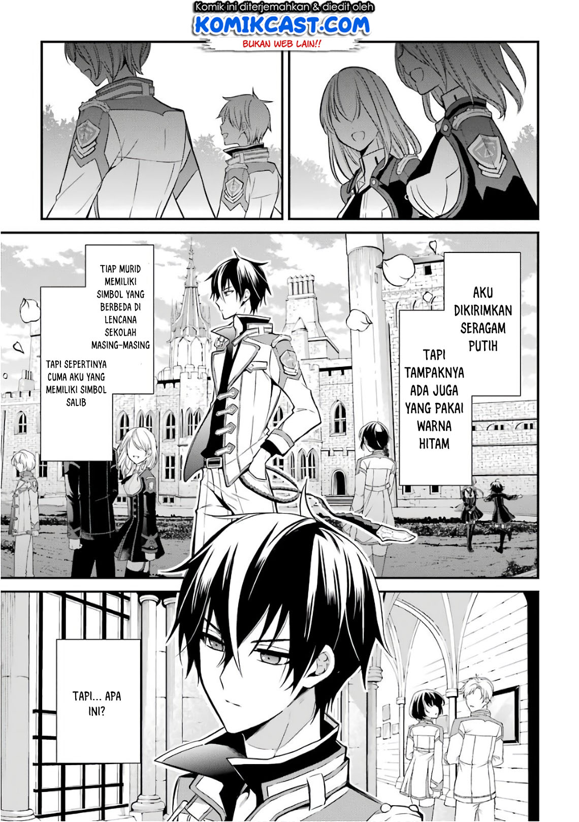 Maou Gakuin no Futekigousha: Shijou Saikyou no Maou no Shiso, Tensei shite Shison-tachi no Gakkou e Kayou chapter 3