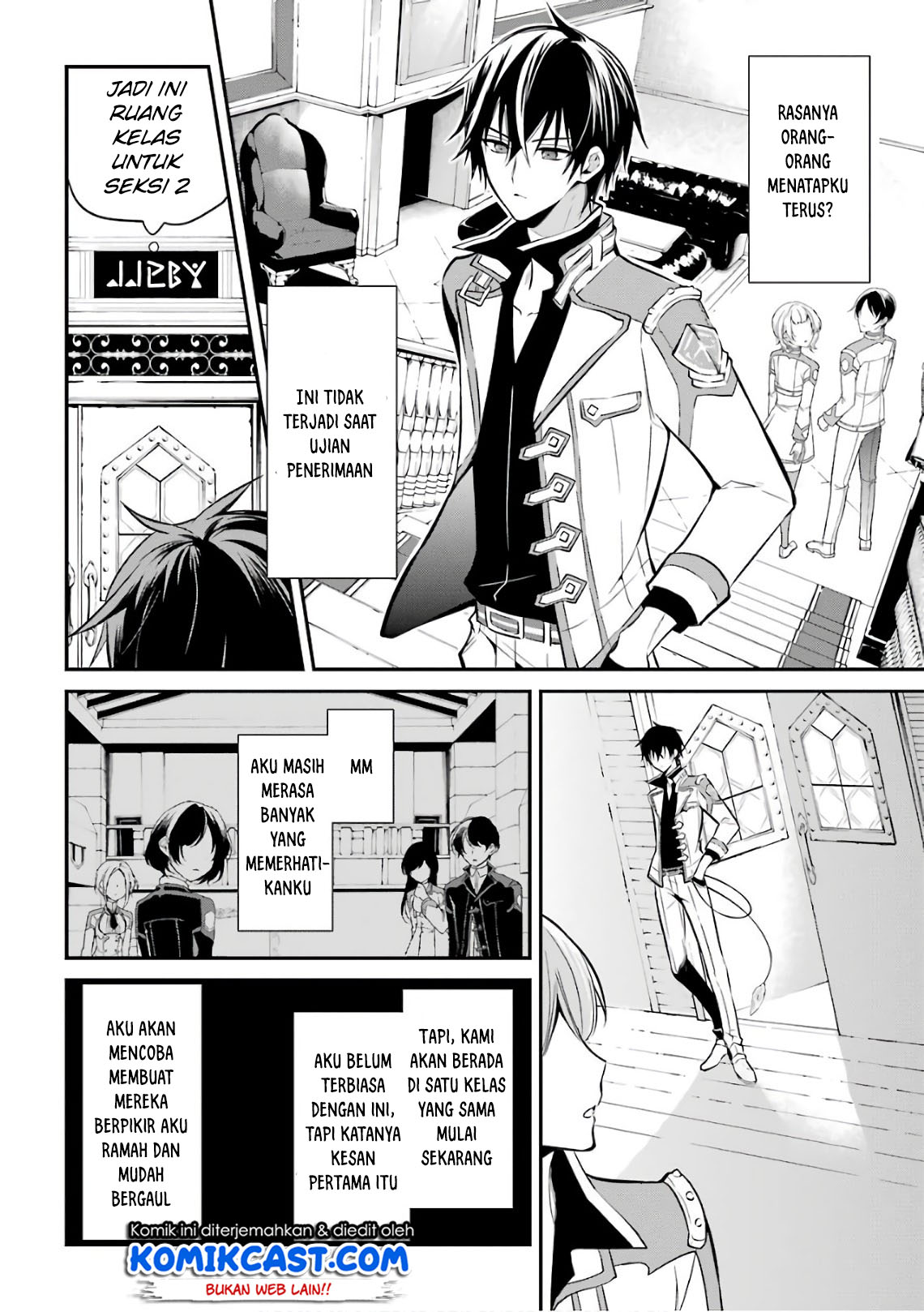 Maou Gakuin no Futekigousha: Shijou Saikyou no Maou no Shiso, Tensei shite Shison-tachi no Gakkou e Kayou chapter 3