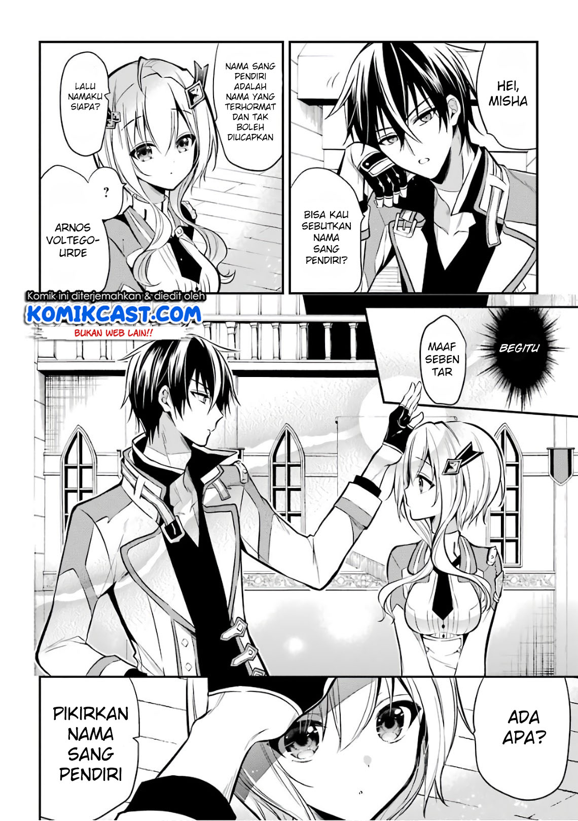 Maou Gakuin no Futekigousha: Shijou Saikyou no Maou no Shiso, Tensei shite Shison-tachi no Gakkou e Kayou chapter 3
