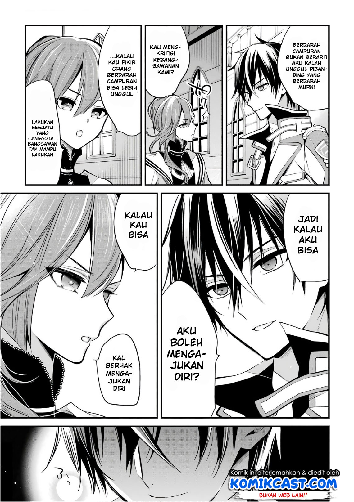 Maou Gakuin no Futekigousha: Shijou Saikyou no Maou no Shiso, Tensei shite Shison-tachi no Gakkou e Kayou chapter 3