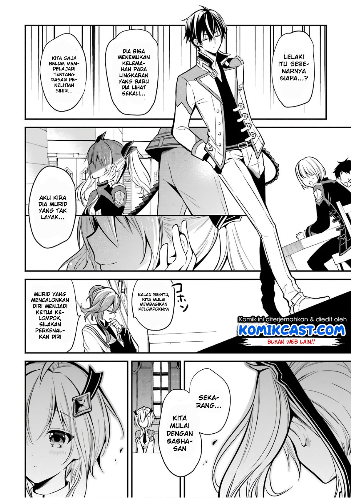 Maou Gakuin no Futekigousha: Shijou Saikyou no Maou no Shiso, Tensei shite Shison-tachi no Gakkou e Kayou chapter 3
