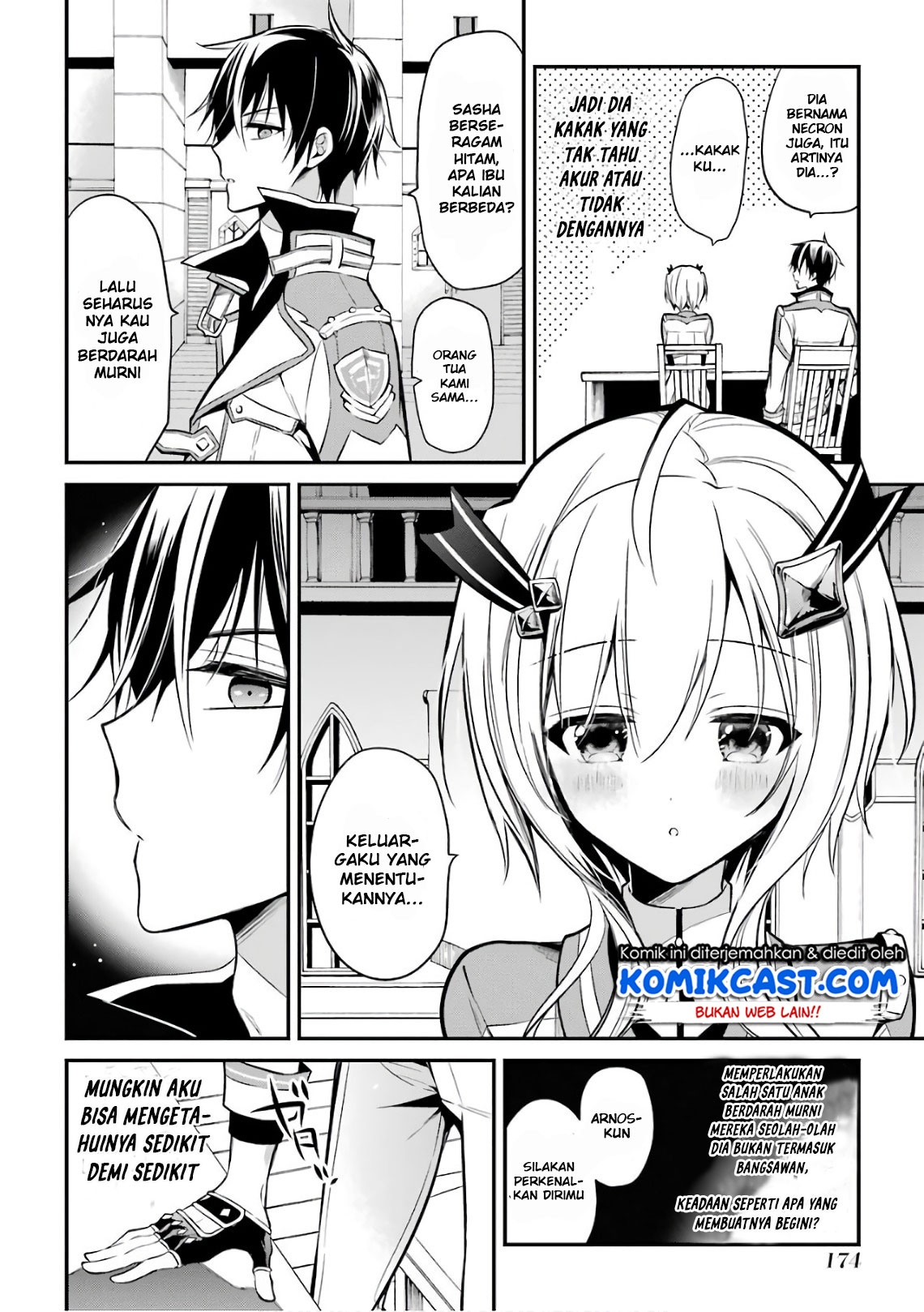 Maou Gakuin no Futekigousha: Shijou Saikyou no Maou no Shiso, Tensei shite Shison-tachi no Gakkou e Kayou chapter 3