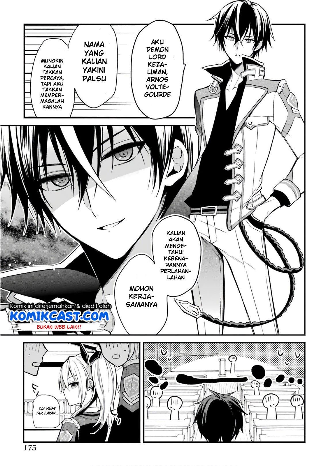 Maou Gakuin no Futekigousha: Shijou Saikyou no Maou no Shiso, Tensei shite Shison-tachi no Gakkou e Kayou chapter 3
