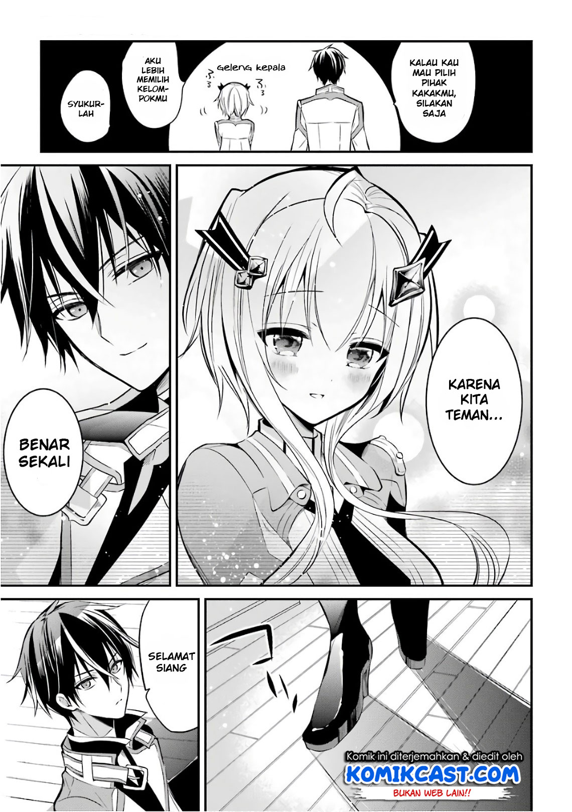 Maou Gakuin no Futekigousha: Shijou Saikyou no Maou no Shiso, Tensei shite Shison-tachi no Gakkou e Kayou chapter 3