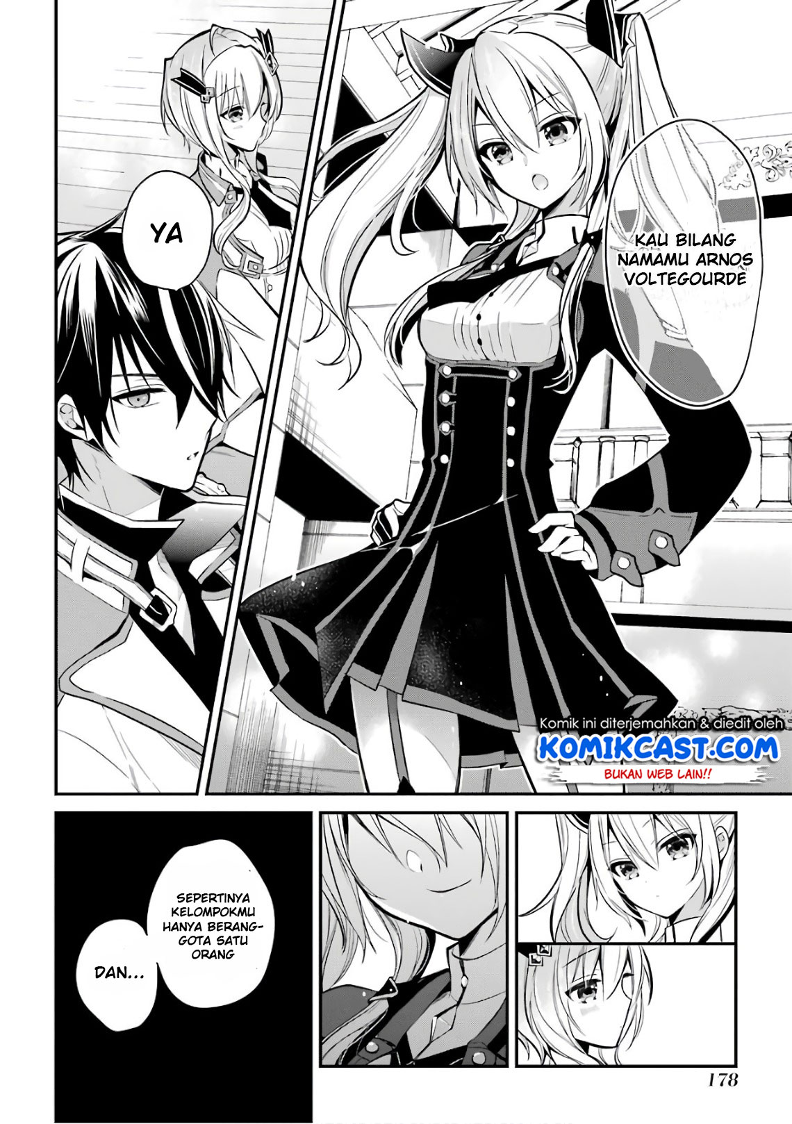 Maou Gakuin no Futekigousha: Shijou Saikyou no Maou no Shiso, Tensei shite Shison-tachi no Gakkou e Kayou chapter 3