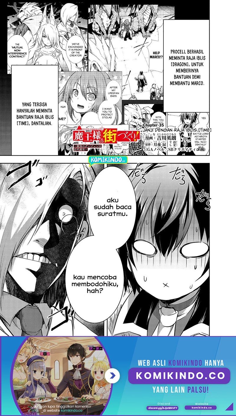 Maou-sama no Machizukuri! ~Saikyou no Danjon wa Kindai Toshi chapter 35