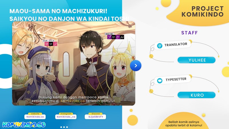 Maou-sama no Machizukuri! ~Saikyou no Danjon wa Kindai Toshi chapter 36
