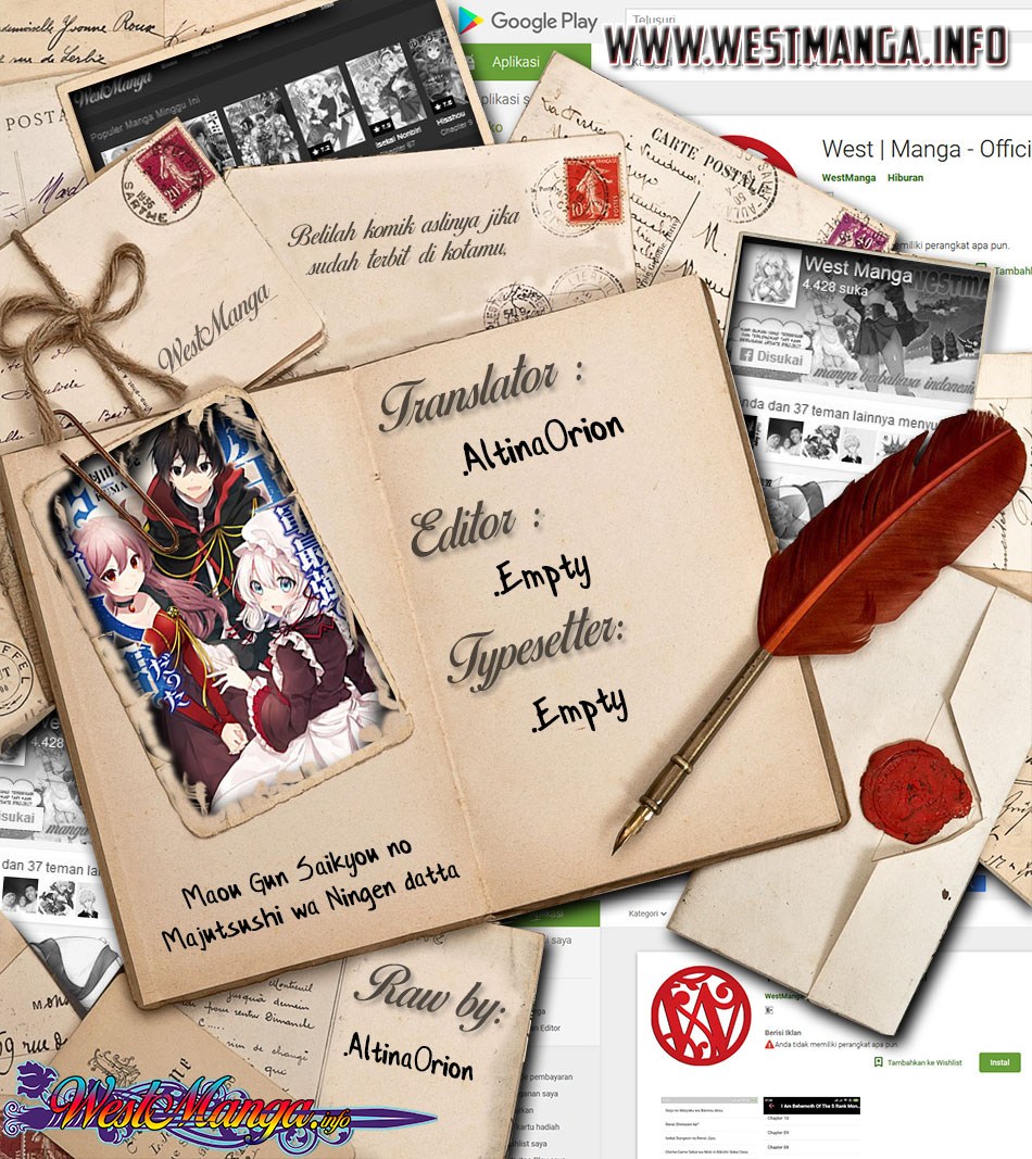 Maou Gun Saikyou no Majutsushi wa Ningen datta Chapter 01.2 Bahasa Indonesia