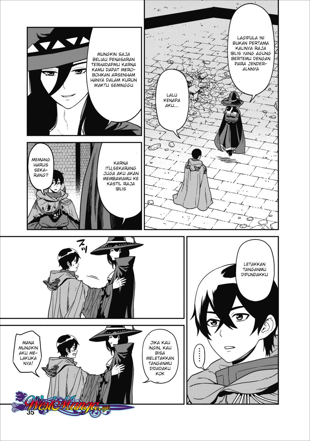 Maou Gun Saikyou no Majutsushi wa Ningen datta Chapter 01.2 Bahasa Indonesia
