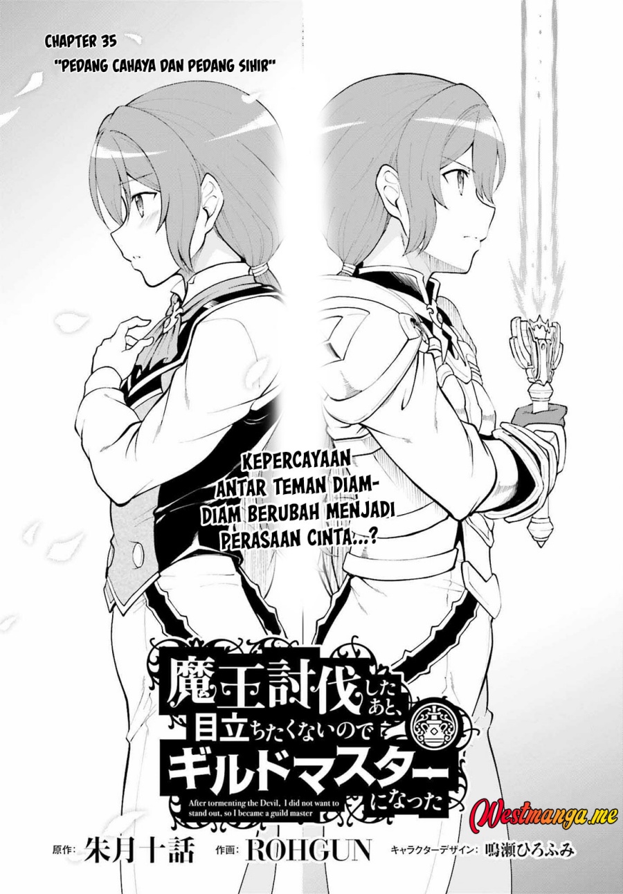 Maou Toubatsu Shita Ato, Medachitakunai node Guild Master ni Natta Chapter 35 Bahasa Indonesia