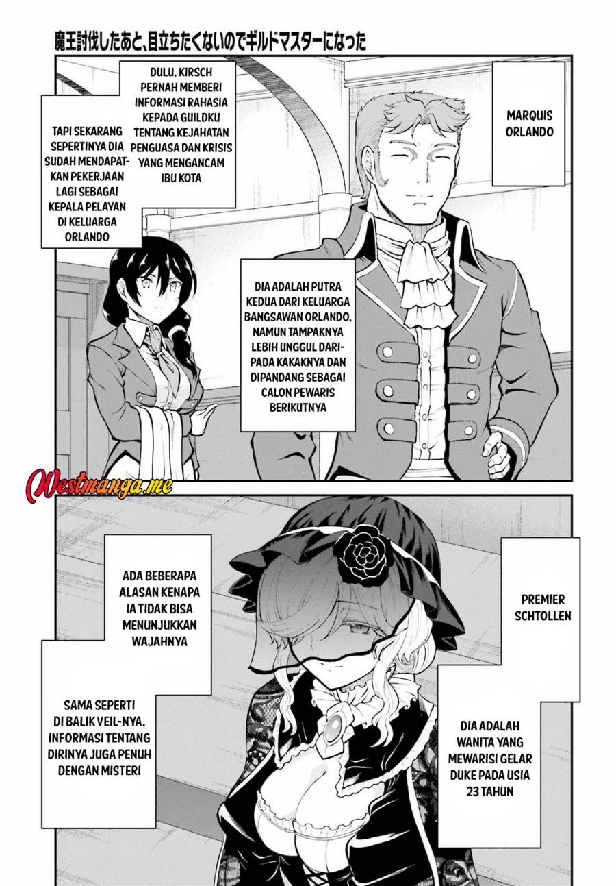 Maou Toubatsu Shita Ato, Medachitakunai node Guild Master ni Natta chapter 36