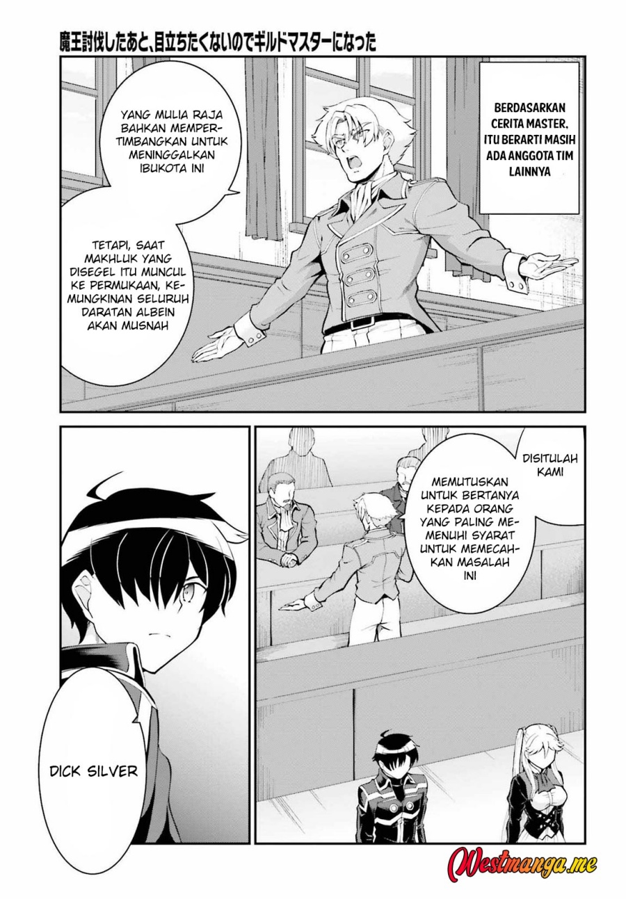 Maou Toubatsu Shita Ato, Medachitakunai node Guild Master ni Natta chapter 36