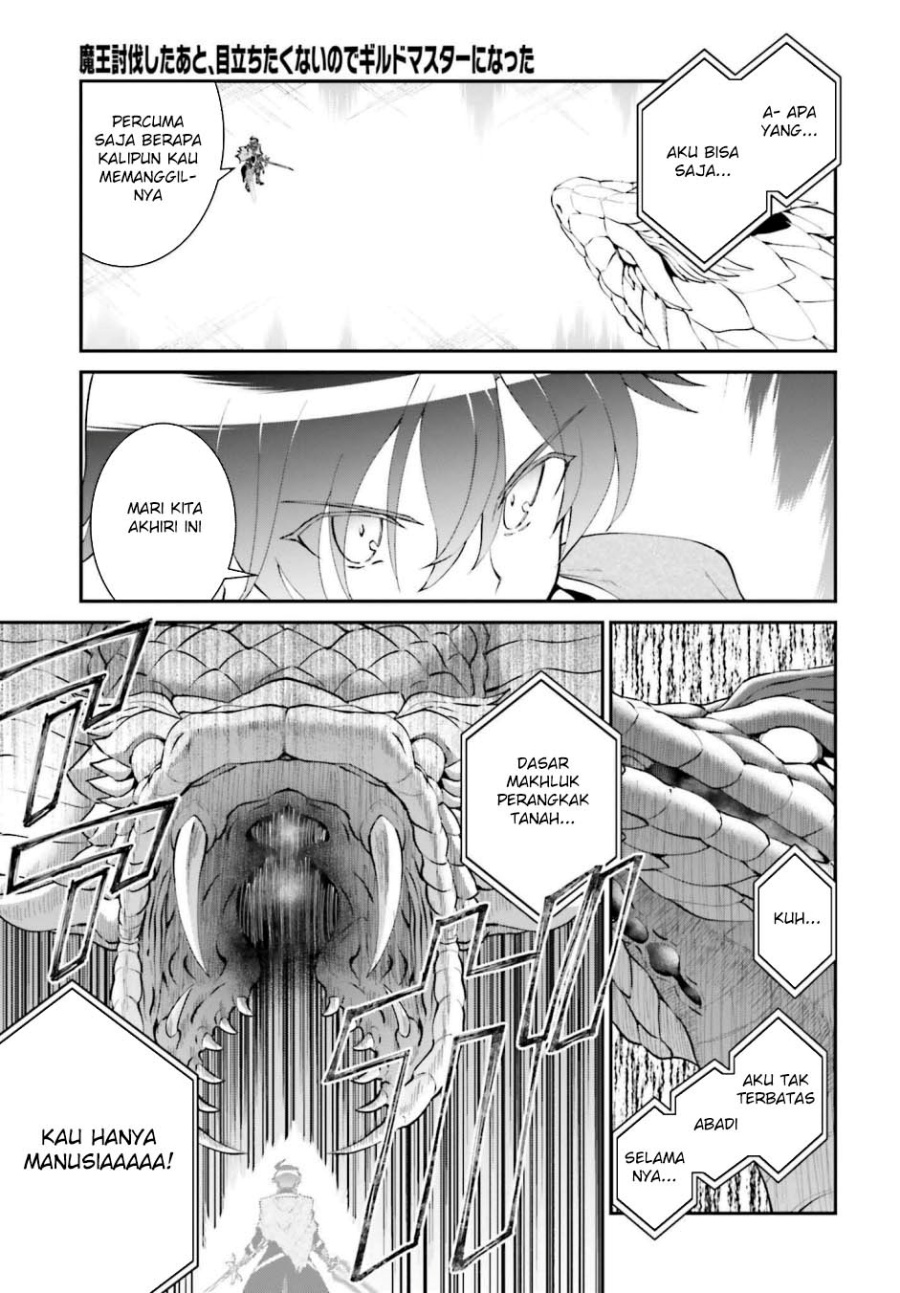 Maou Toubatsu Shita Ato, Medachitakunai node Guild Master ni Natta Chapter 57 Bahasa Indonesia