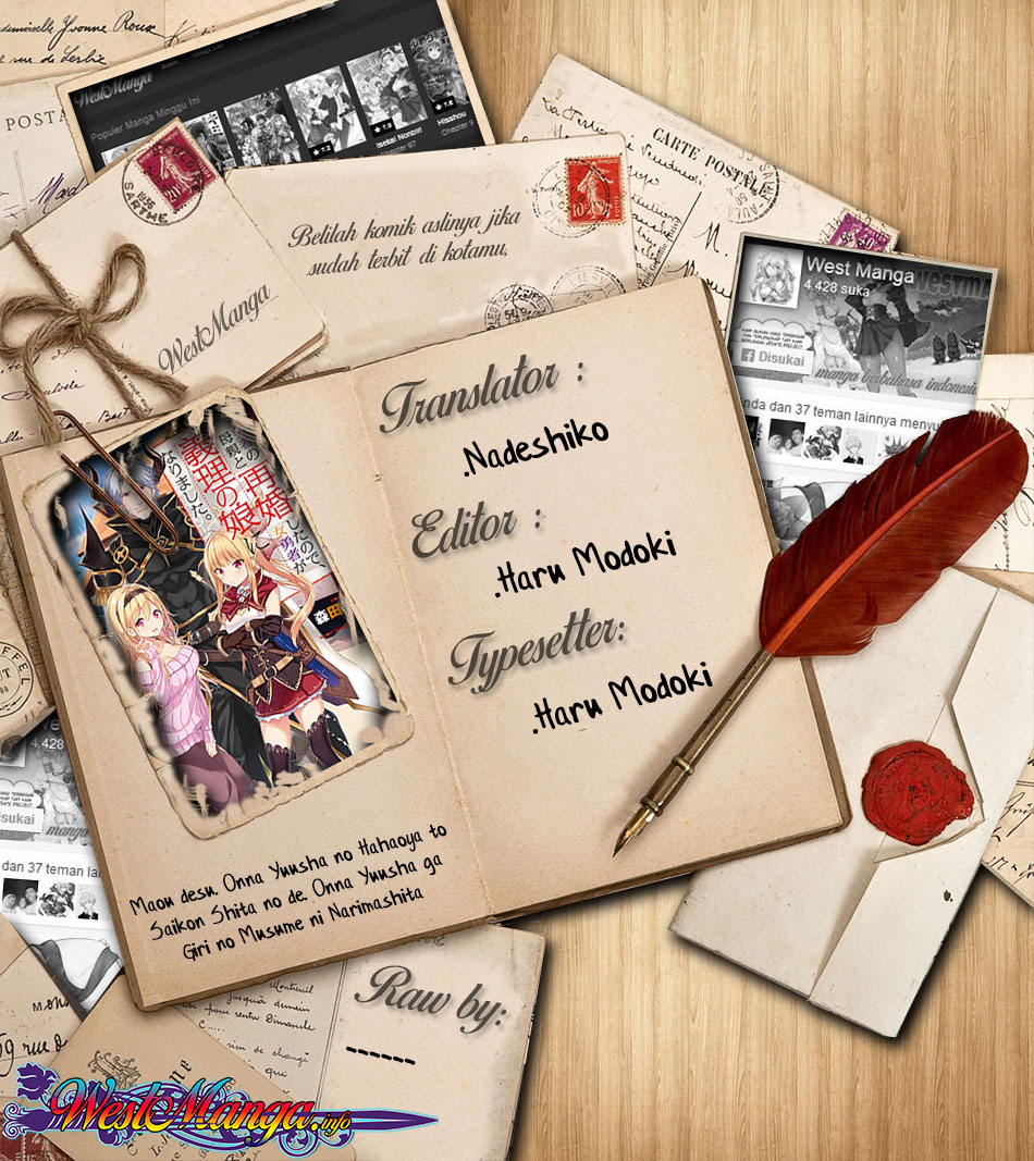 Maou desu Onna Yuusha no Hahaoya to Saikon Shita no de Onna Yuusha ga Giri no Musume ni Narimashita Chapter 06 Bahasa Indonesia