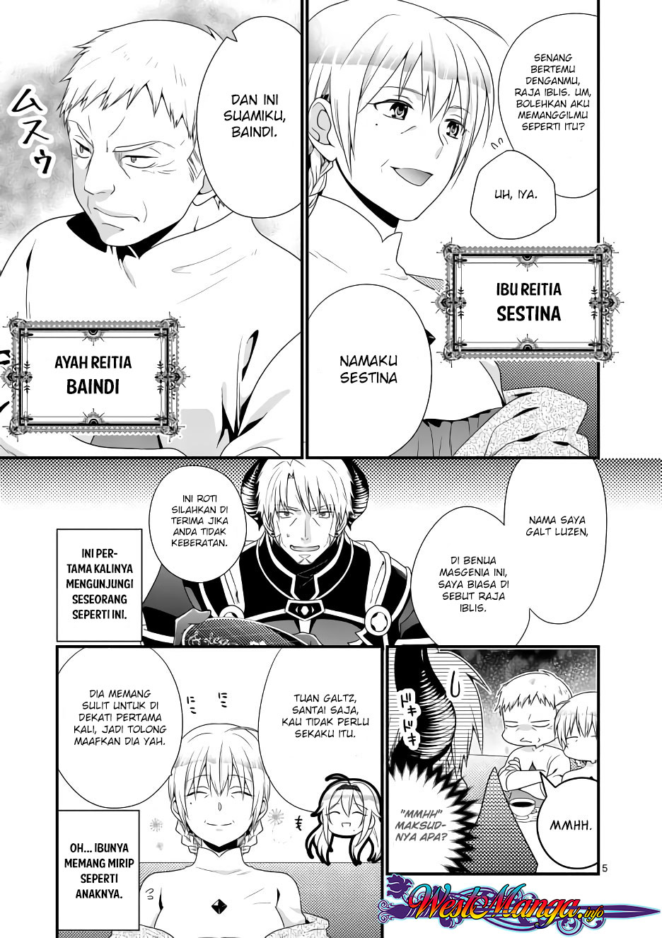 Maou desu Onna Yuusha no Hahaoya to Saikon Shita no de Onna Yuusha ga Giri no Musume ni Narimashita Chapter 08 Bahasa Indonesia
