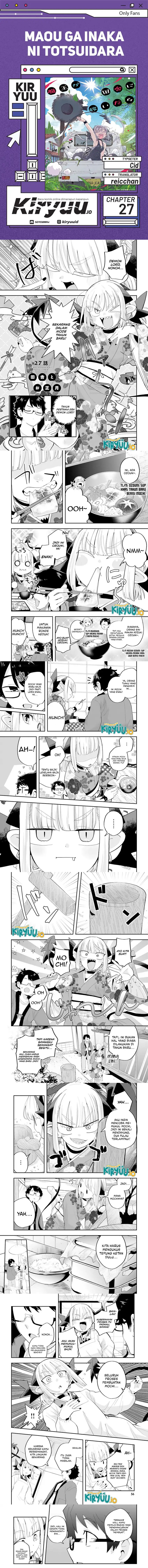 Maou ga Inaka ni Totsuidara Chapter 27 Bahasa Indonesia