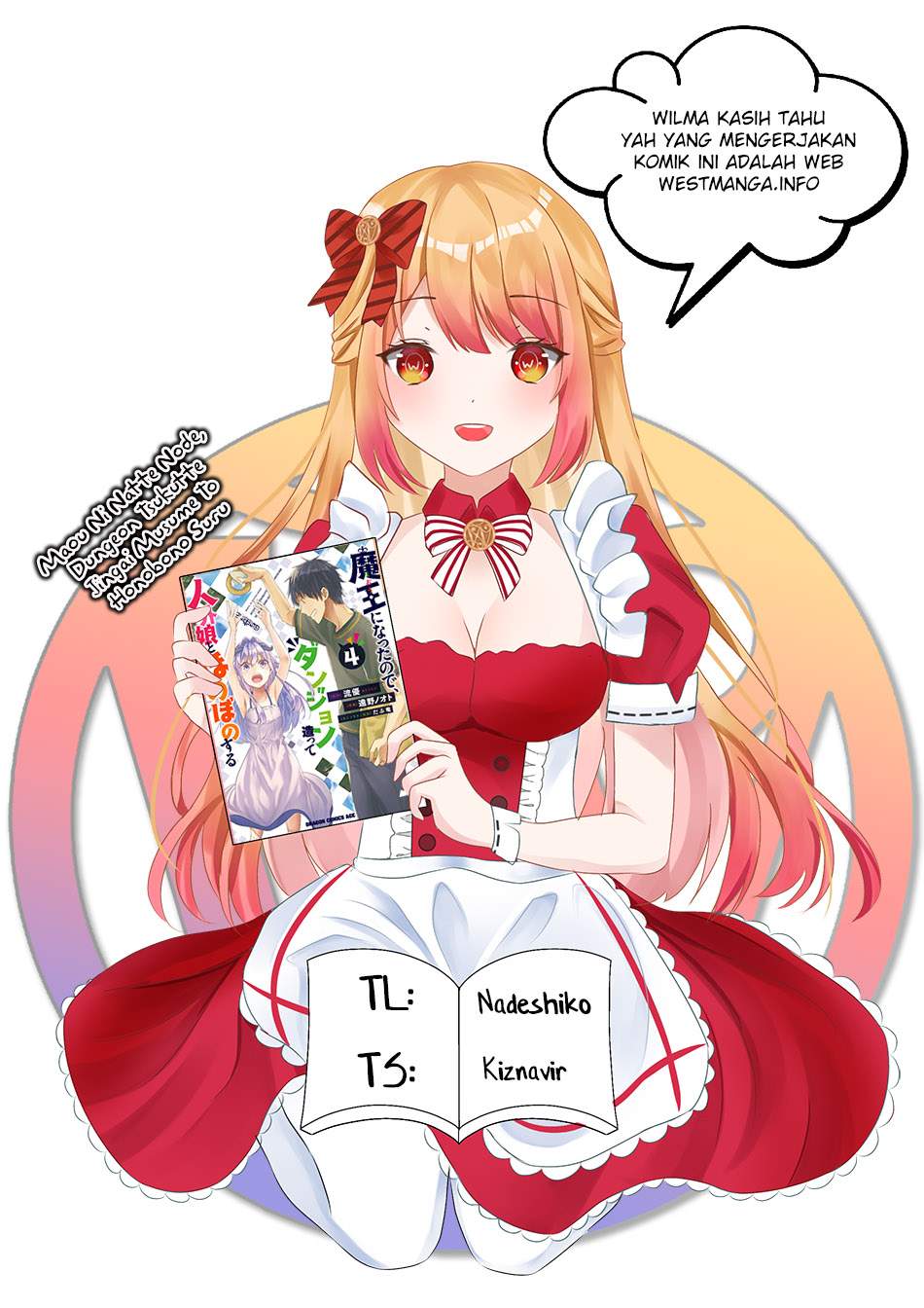 Maou ni Natte node – Dungeon Tsukutte Jingai Musume to Honobono suru Chapter 56.2 Bahasa Indonesia