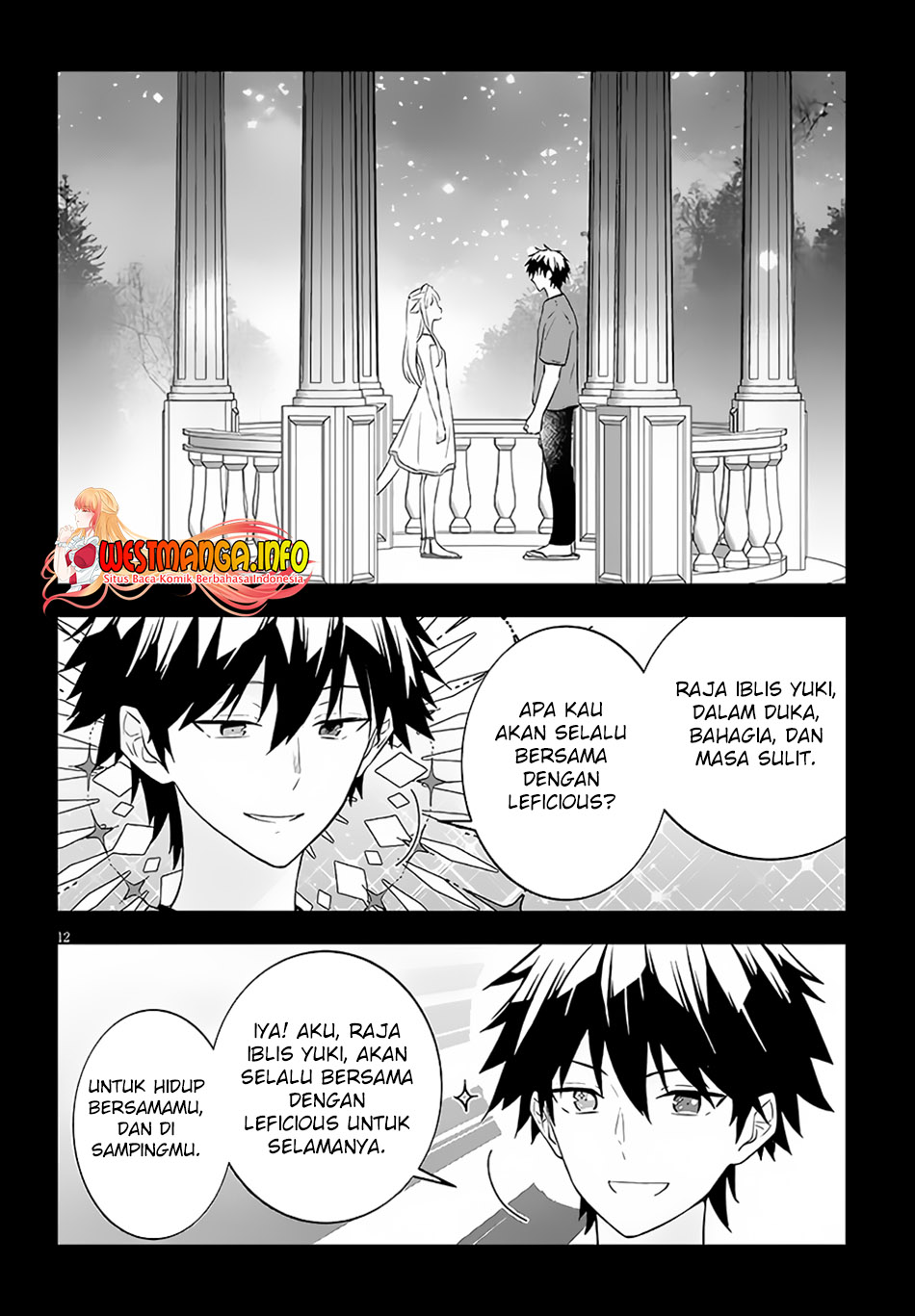 Maou ni Natte node – Dungeon Tsukutte Jingai Musume to Honobono suru Chapter 56.2 Bahasa Indonesia