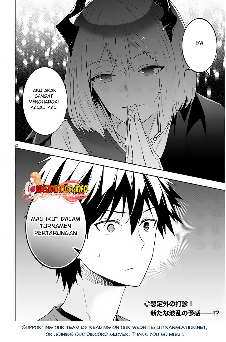 Maou ni Natte node – Dungeon Tsukutte Jingai Musume to Honobono suru Chapter 56.2 Bahasa Indonesia